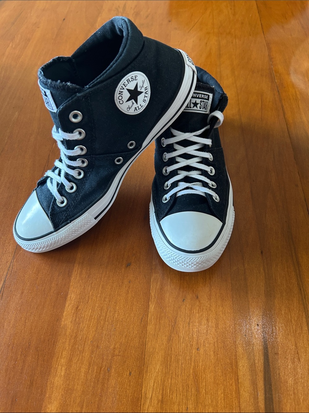 Converse Chuck Taylor All Star Mid-Top Sneakers Black Women’s Size 10/Men Size 8